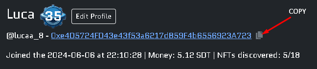 Profile address location